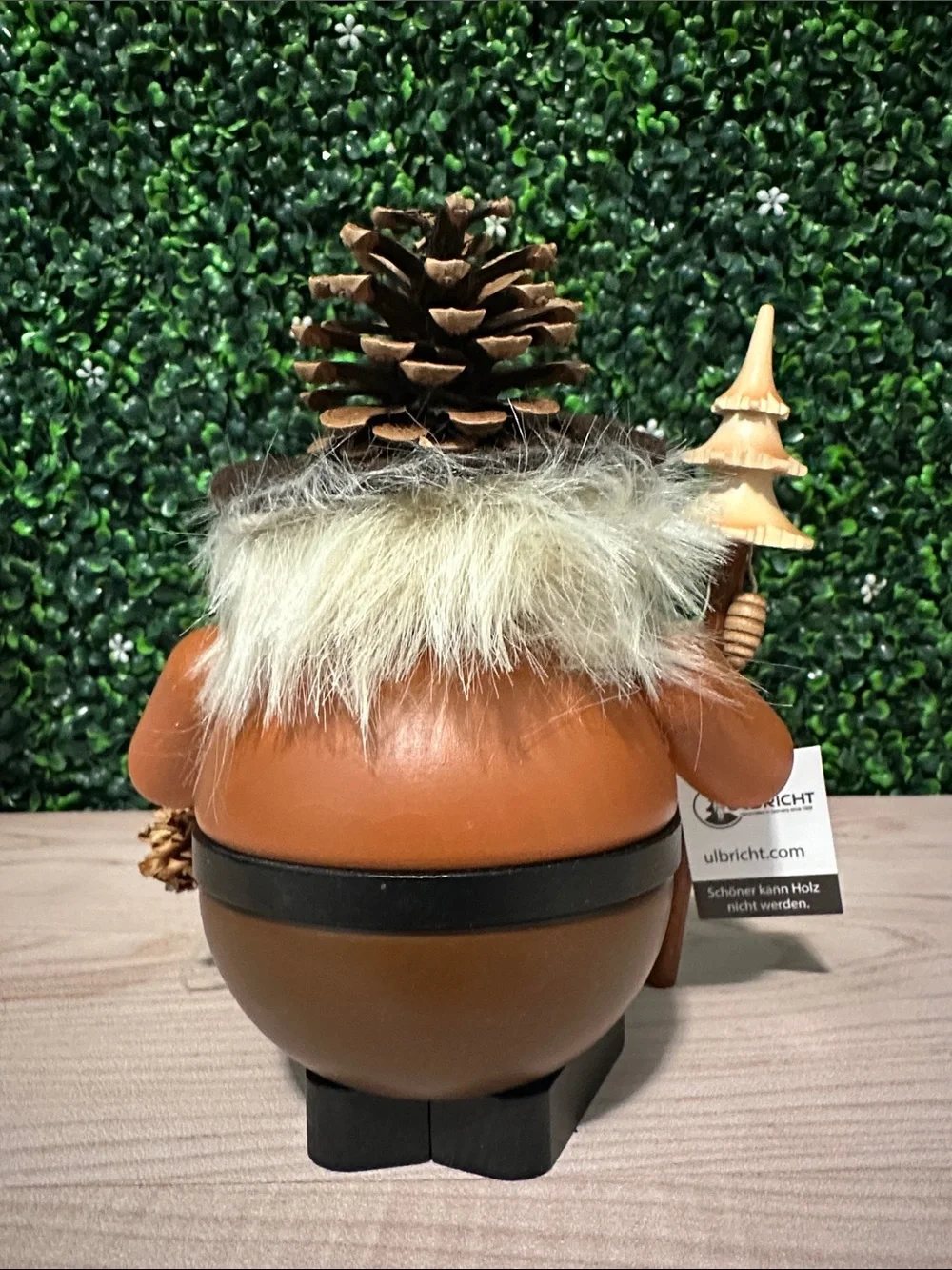 Christian Ulbricht Chubby Pine Cone Man Incense Smoker